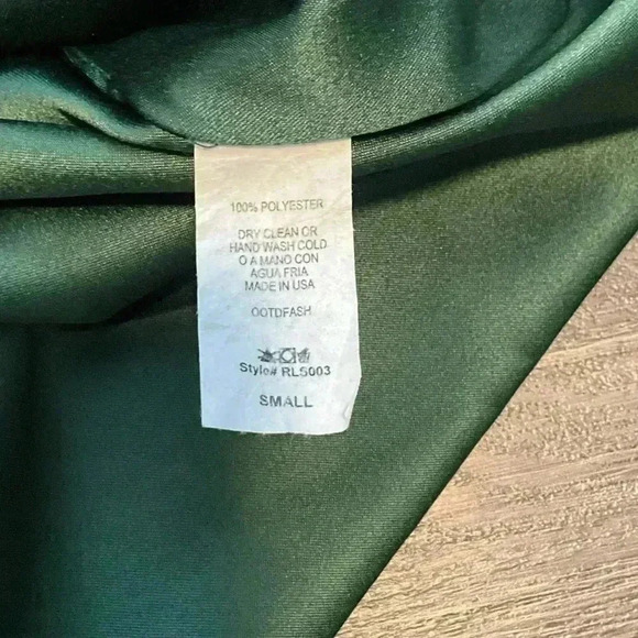 OOTD FASHION EMERALD GREEN MINI DRESS WITH POCKETS GREAT QUALITY DOUBLE LINNED - Picture 11 of 11